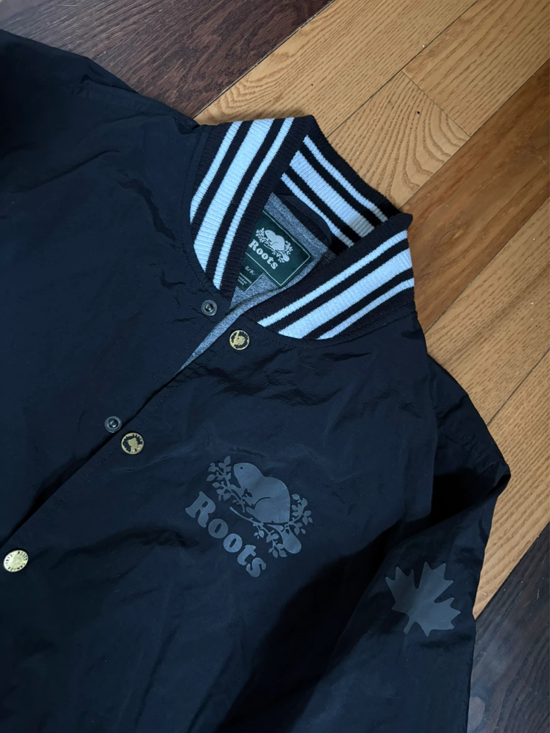 Vintage Roots Canada sport coach varsity jacket S - photo 3