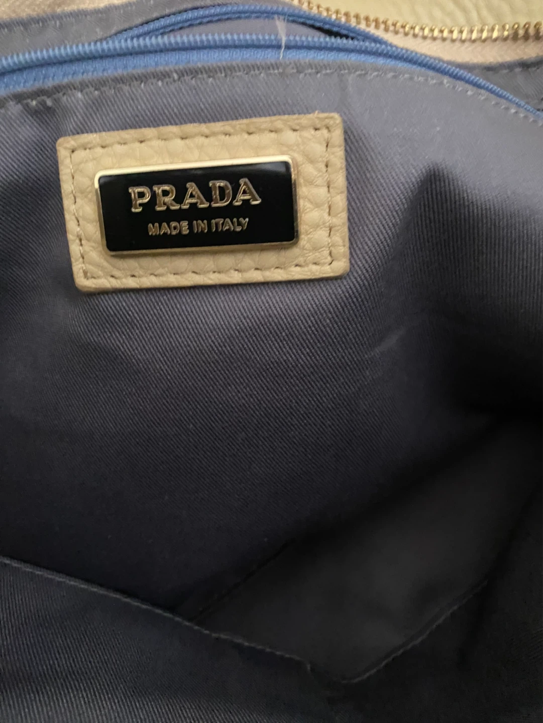 Prada Beige Leather Clutch with Tassel - photo 5