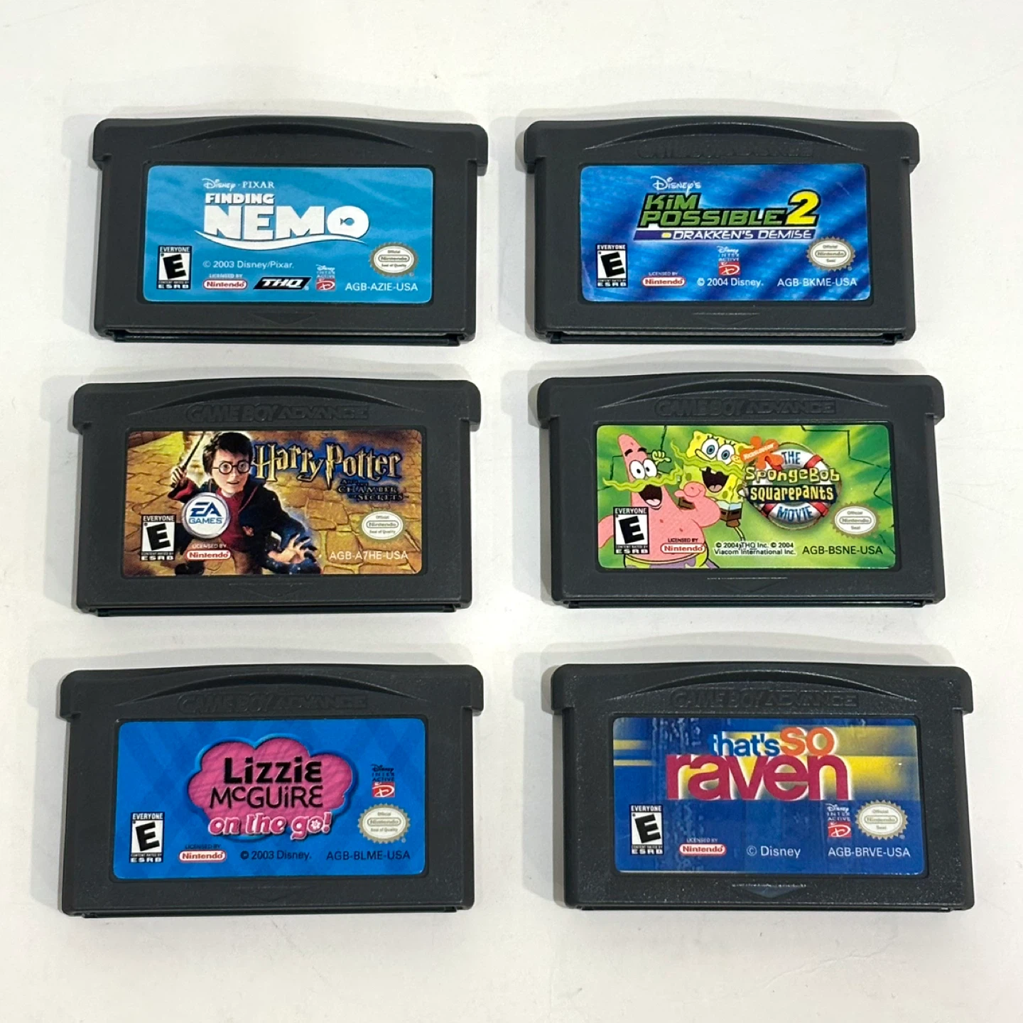 Nintendo Game Boy Advance Video Games Lot
