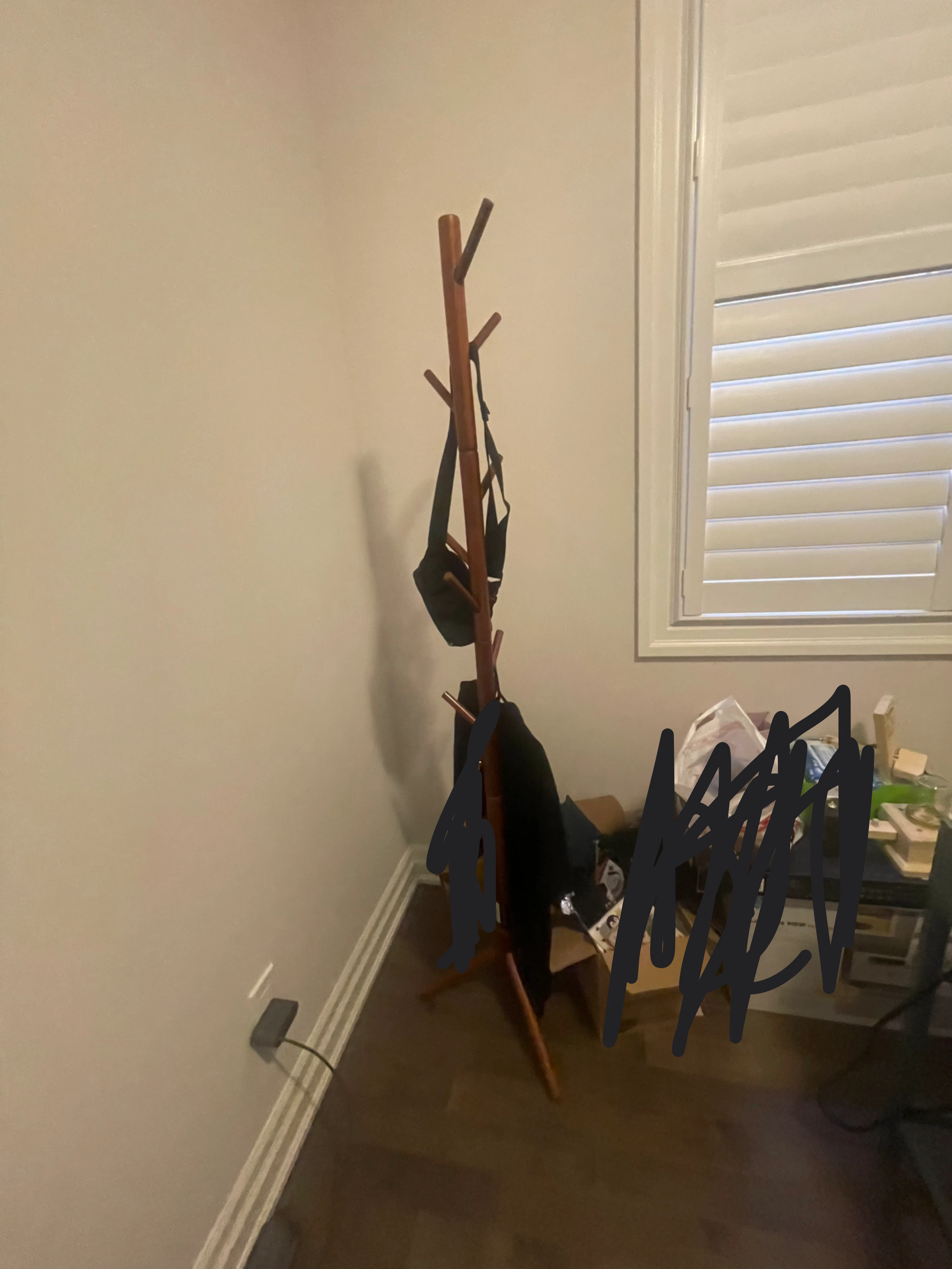 Wooden Coat Rack