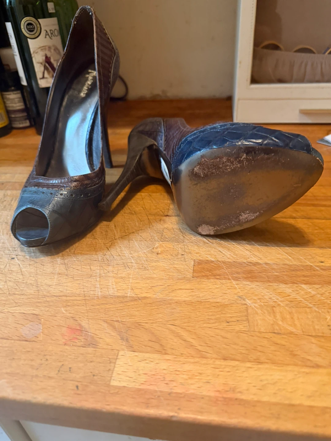 Adrienne Vittadini Peep-Toe Heels