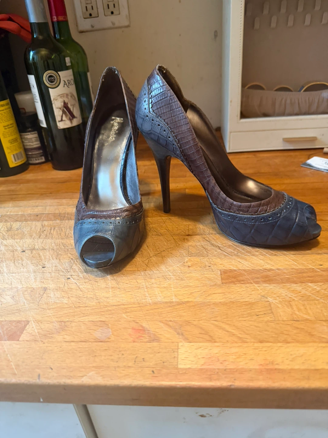 Adrienne Vittadini Peep-Toe Heels - photo 2