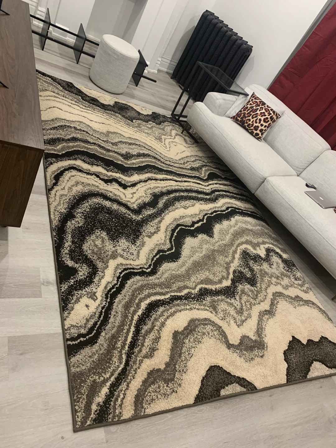 Large Abstract Rug (10x7 FT) - photo 2
