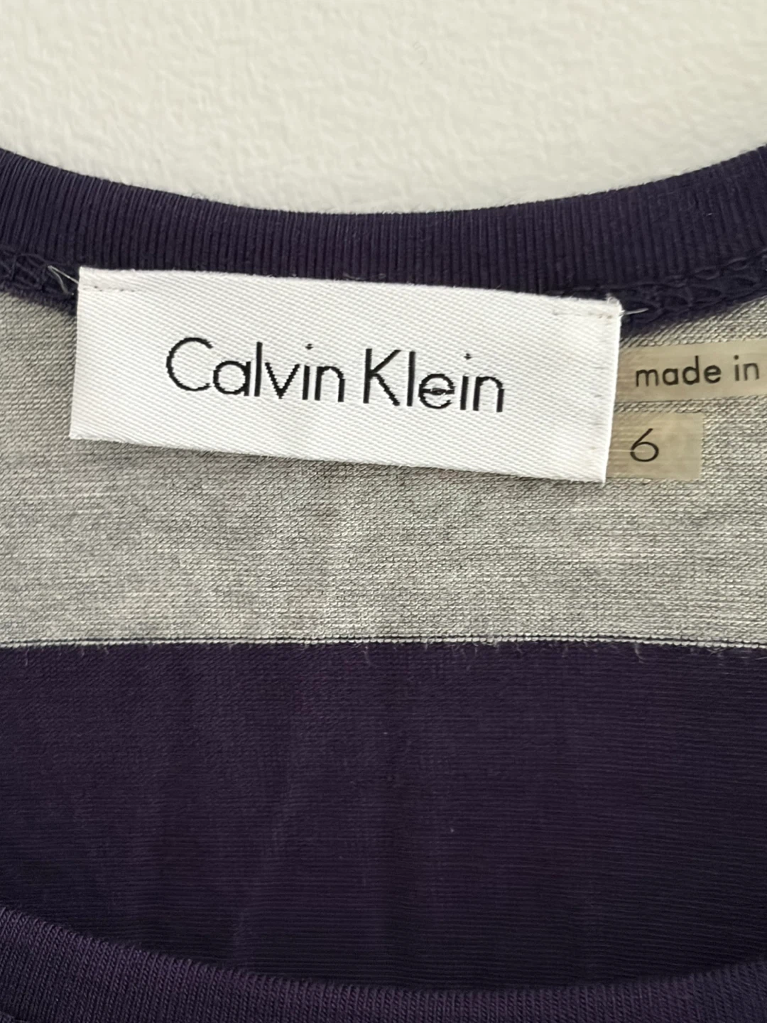 Calvin Klein Striped Maxi Dress Size 6 - photo 3