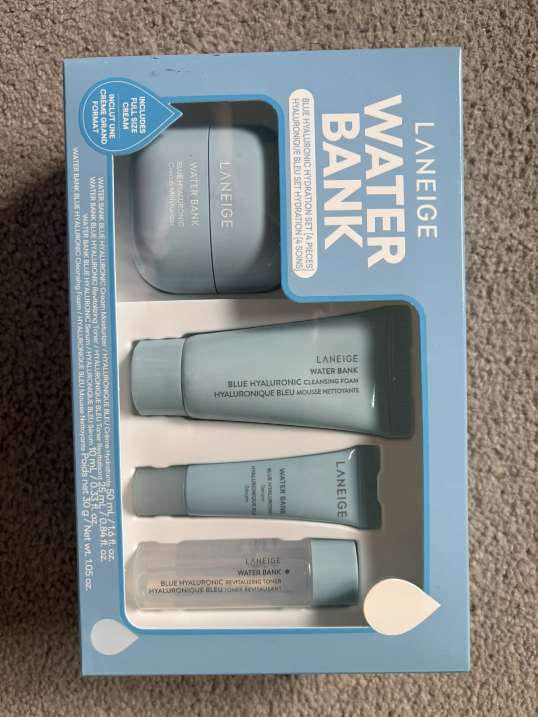 Laneige Water Bank Blue Hyaluronic Hydration Set