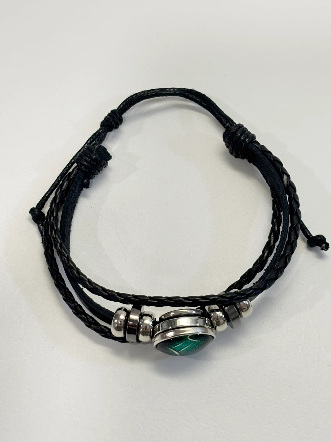 Gemini Bracelet Zodiac Braided Leather Bracelet - photo 2
