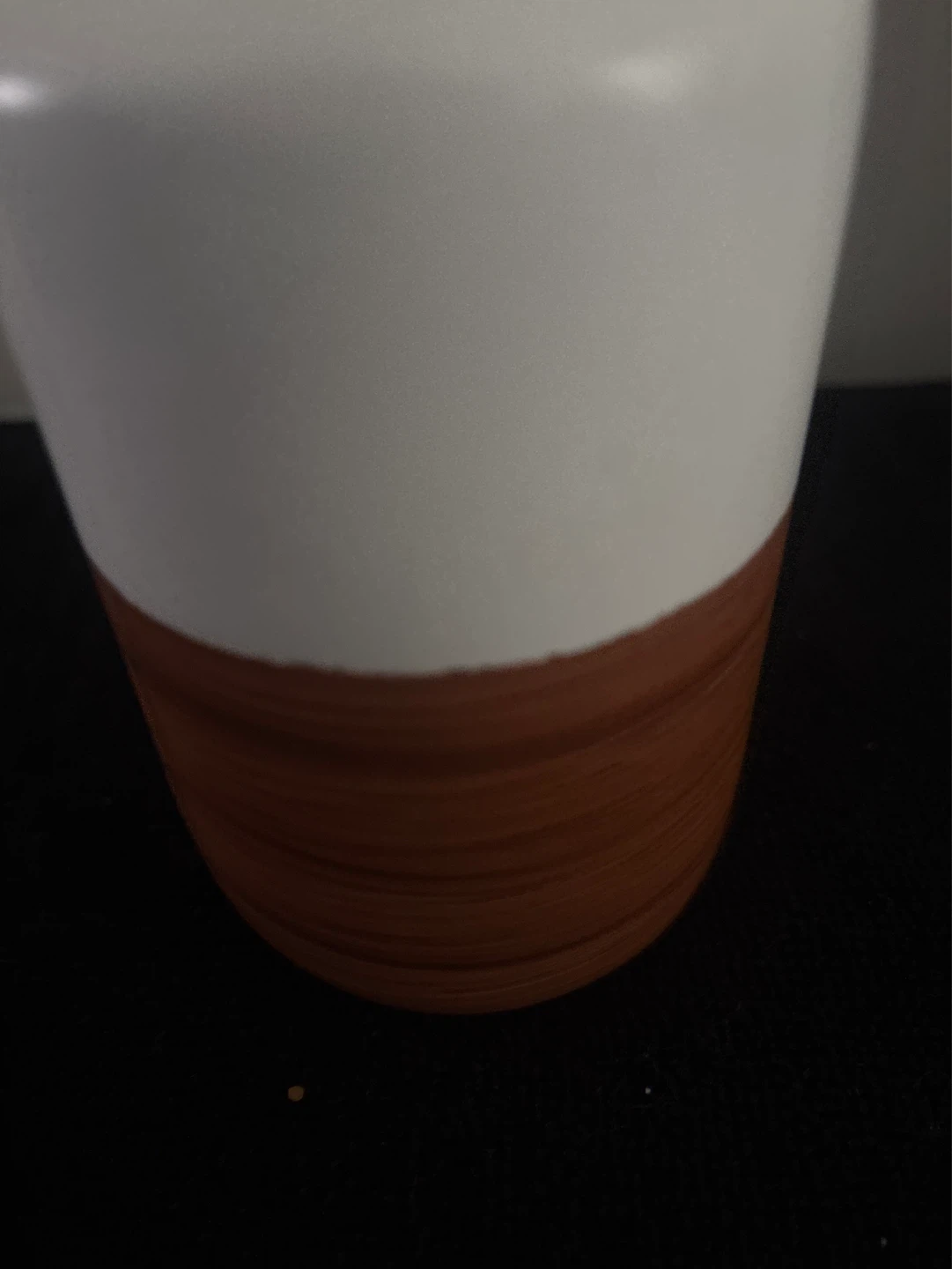 White and Brown Ceramic Soap Dispenser - photo 2