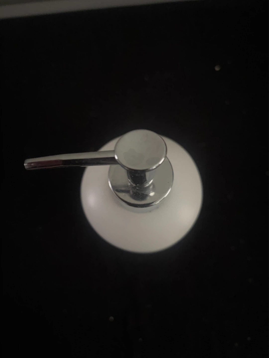 White and Brown Ceramic Soap Dispenser - photo 5