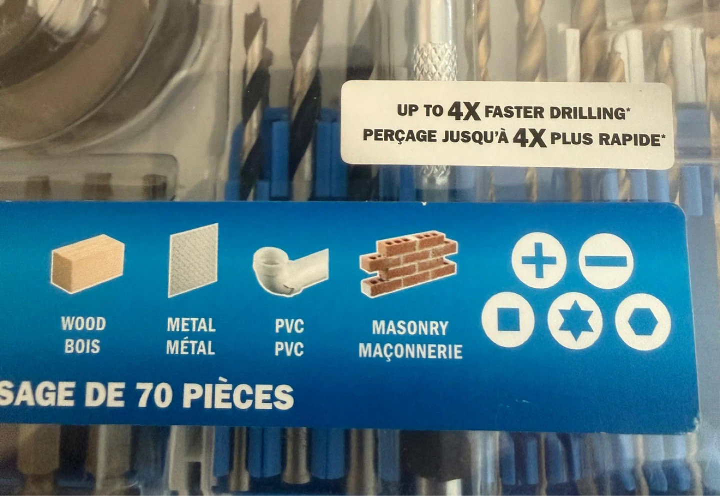 HART 70-Pc. Drill & Drive Bit Set – Father's Day Gift!! - photo 4