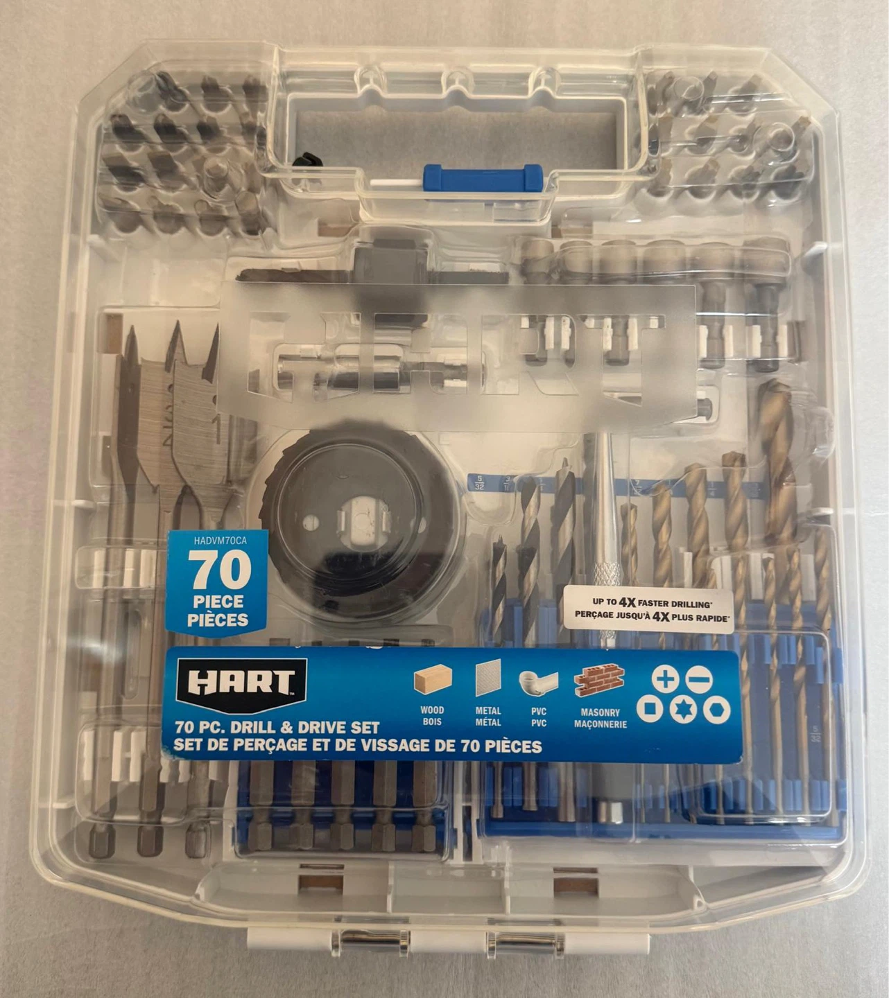 HART 70-Pc. Drill & Drive Bit Set – Father's Day Gift!!