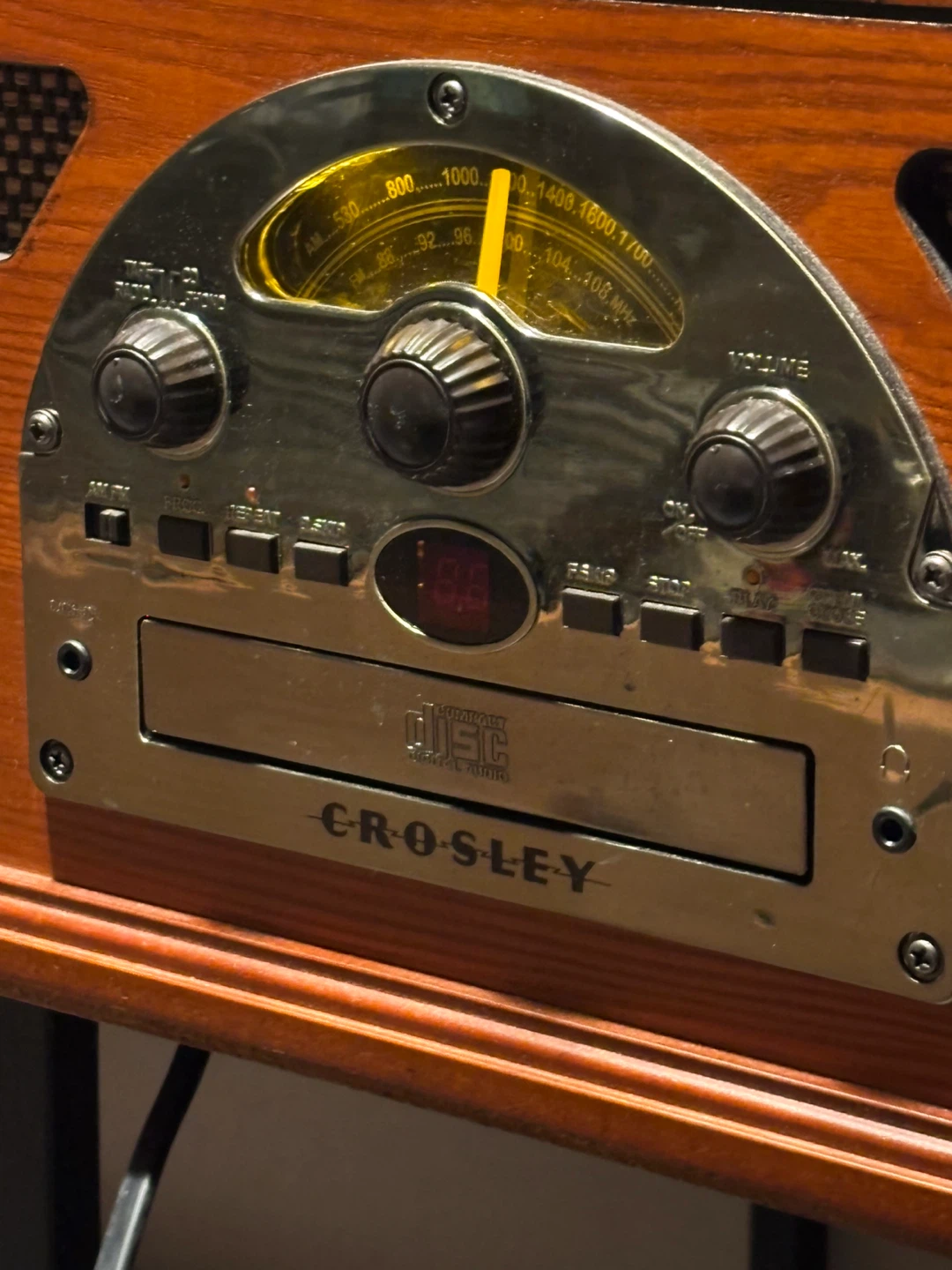Crosley Record Player Turntable with CD and Radio - photo 4