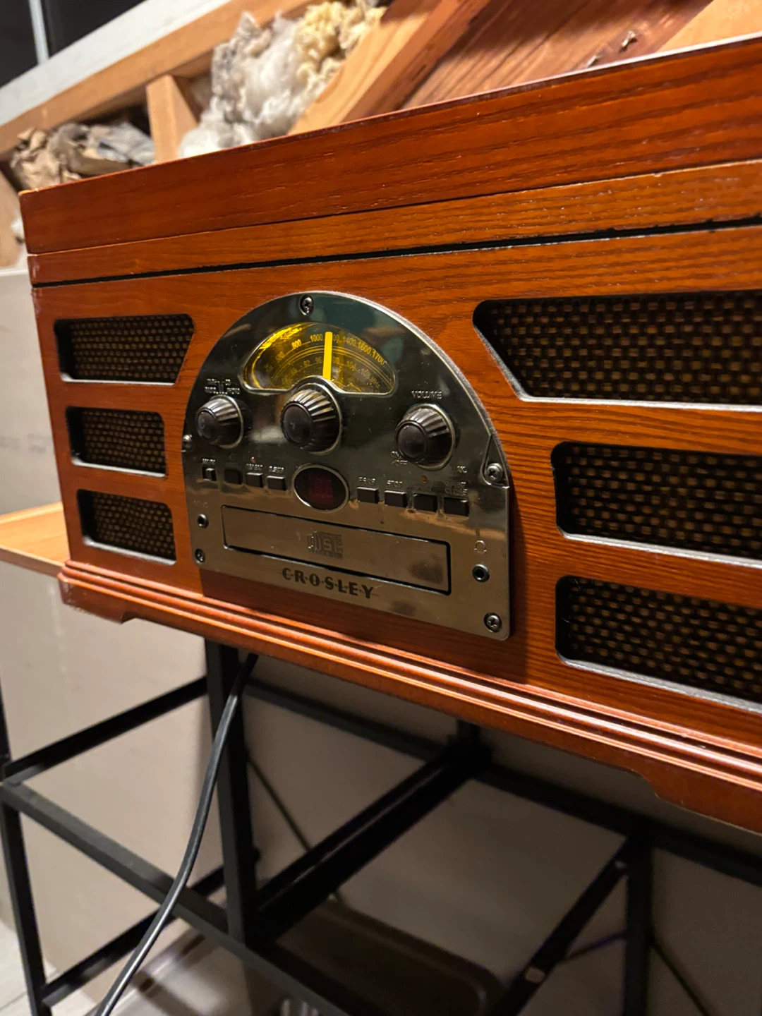 Crosley Record Player Turntable with CD and Radio
