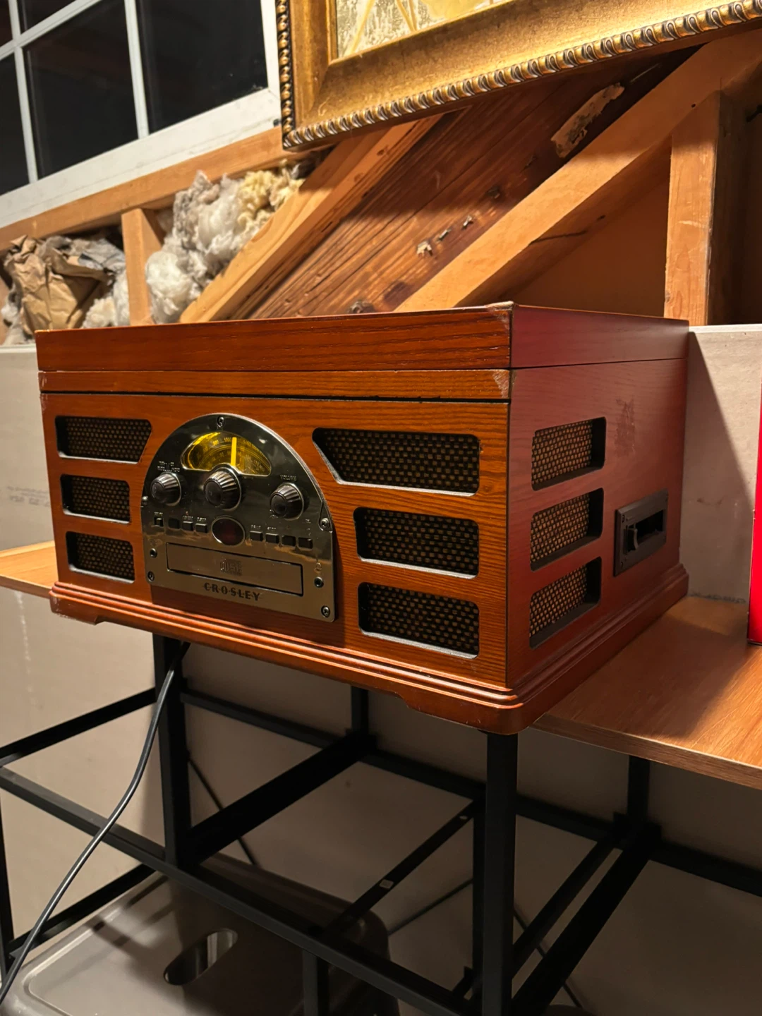 Crosley Record Player Turntable with CD and Radio - photo 2