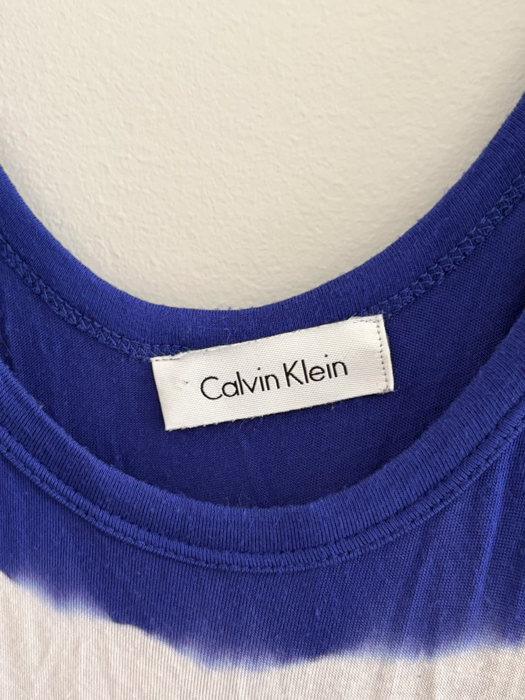 Calvin Klein Blue & White Striped Maxi Dress - photo 3