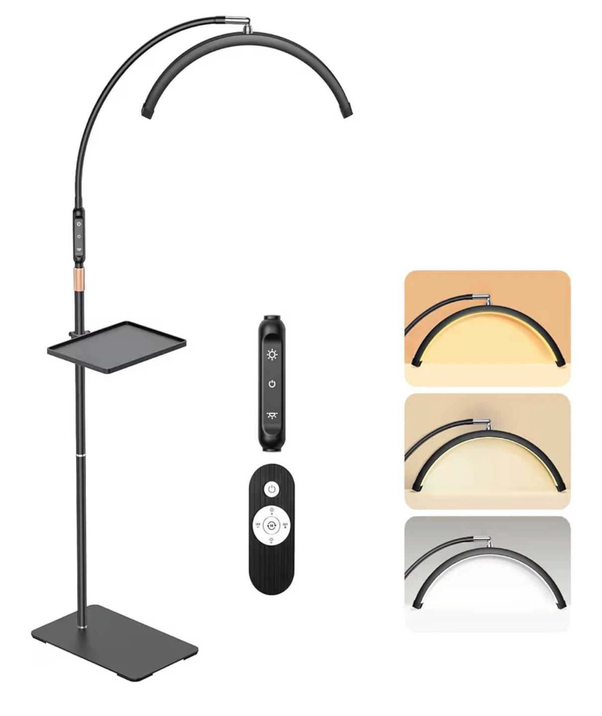 Half-moon lamp