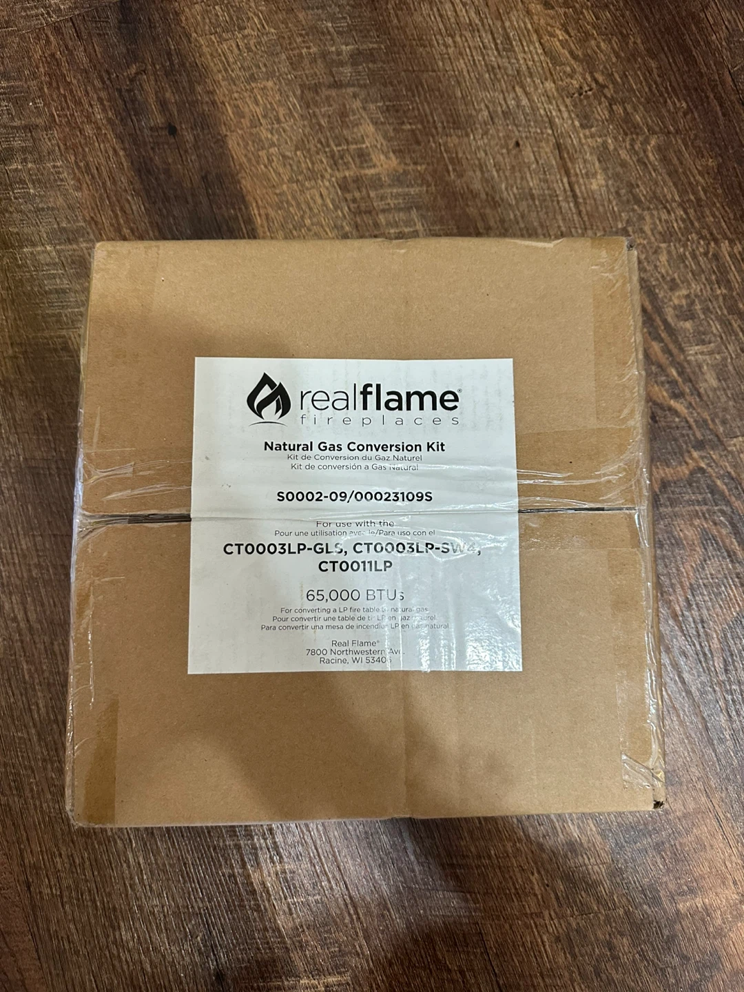 Real Flame Natural Gas Conversion Kit