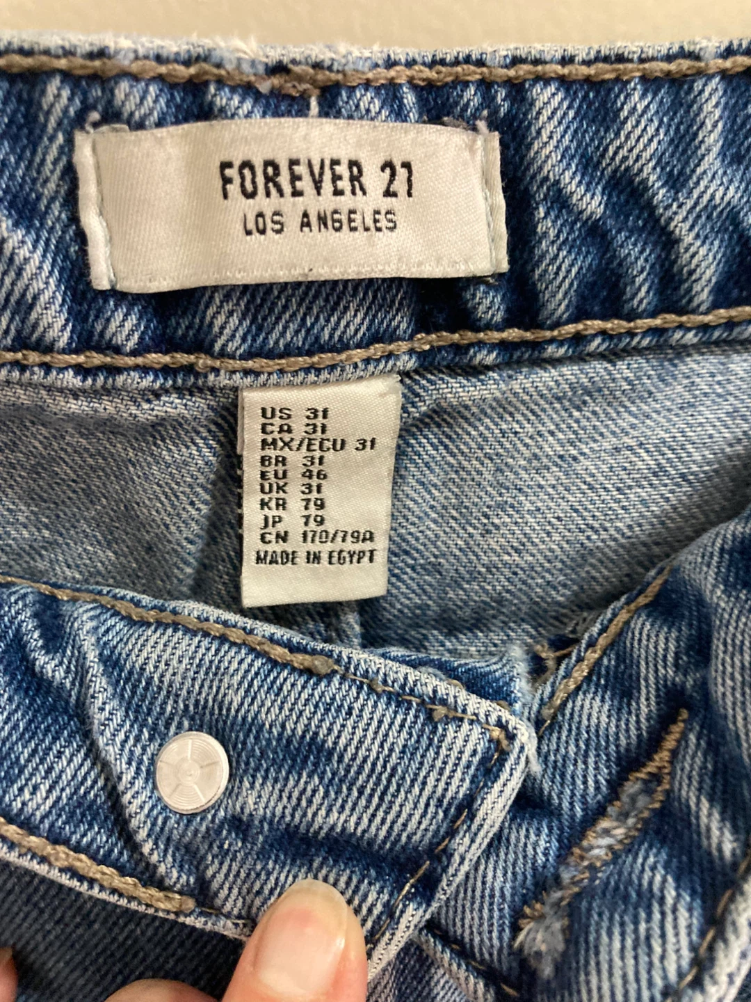 Size 31 Short Wide Leg Jeans - photo 2