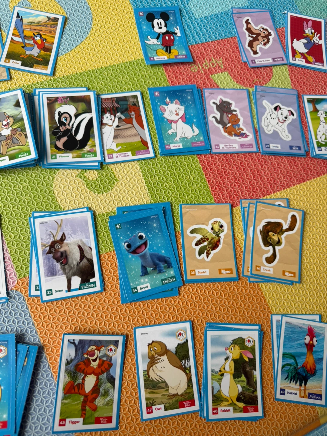 Free Disney Pixar and Classic Character Trading Cards Lot - photo 2