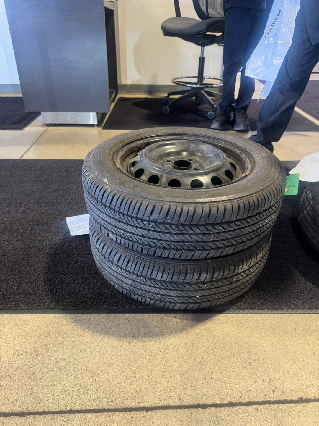 Set of 4 Winter Tires on Rims