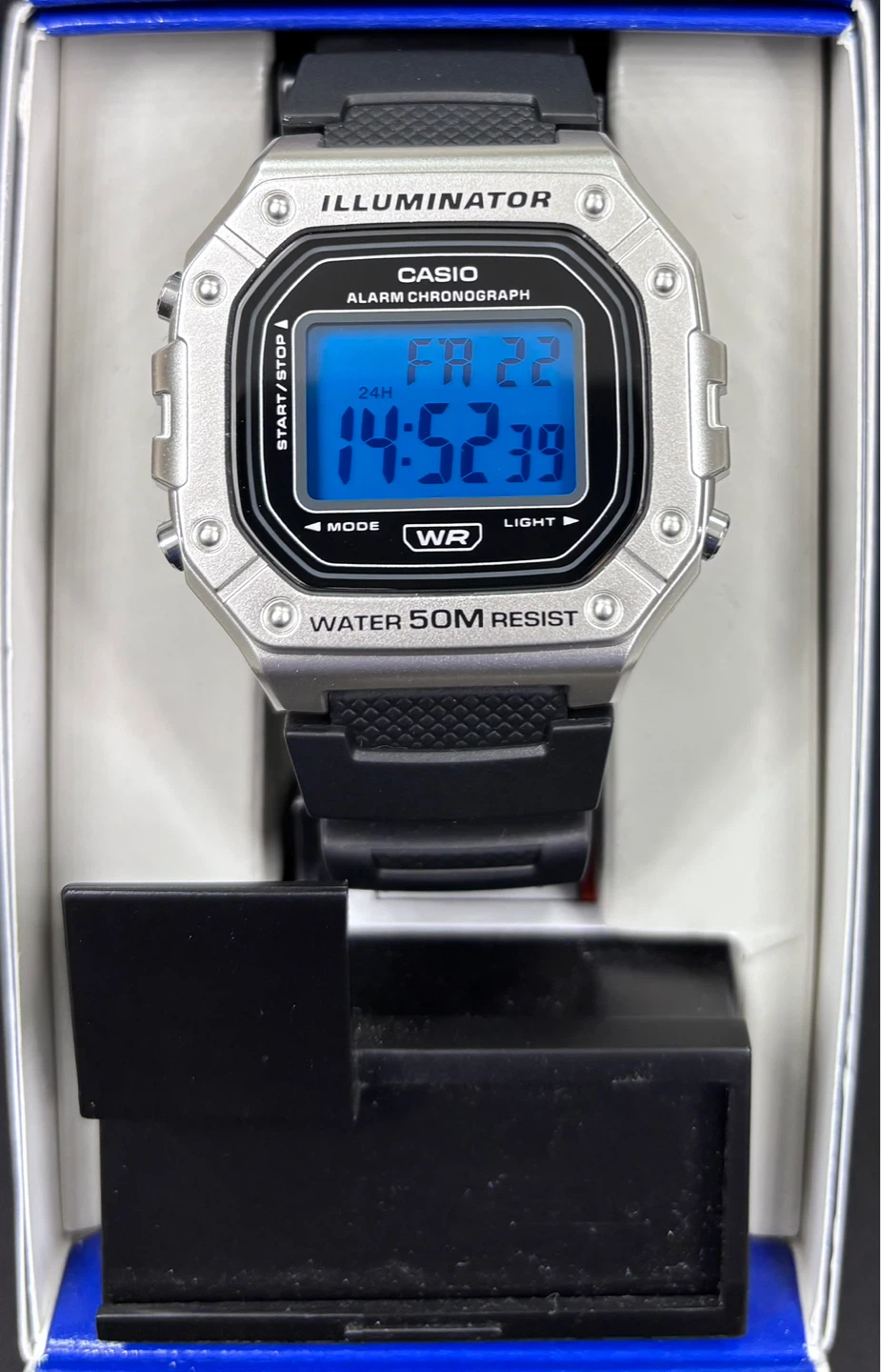Casio Illuminator Blue Mod Watch