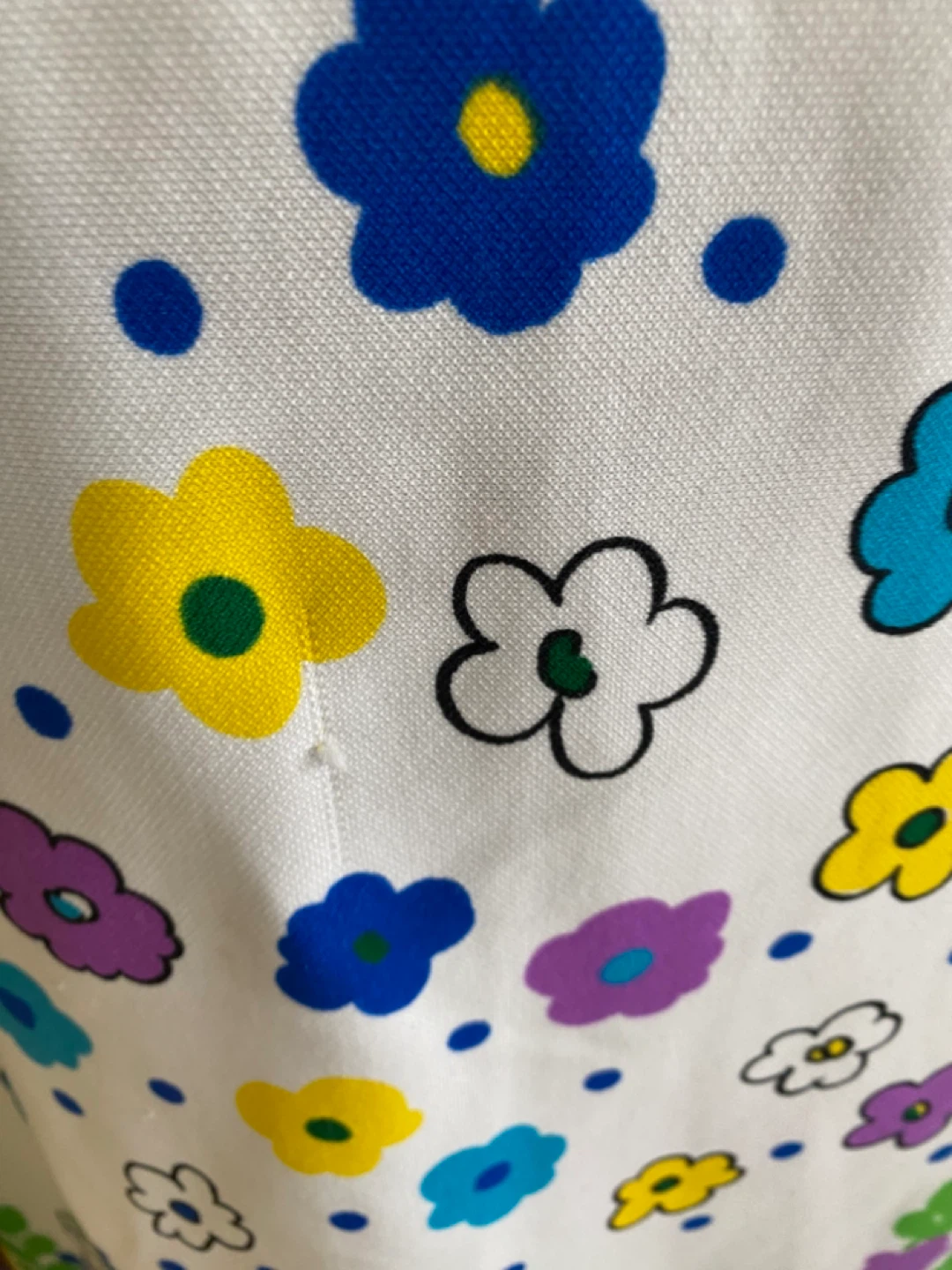 Vintage 70s Mod Original White Floral Maxi Dress - photo 3