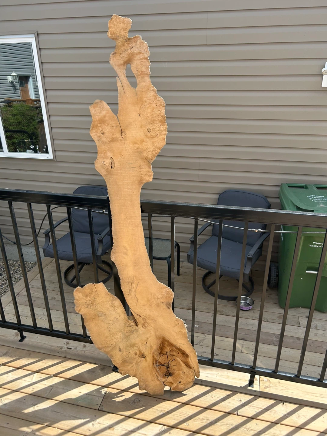 Unique large natural burl wood piece - photo 2