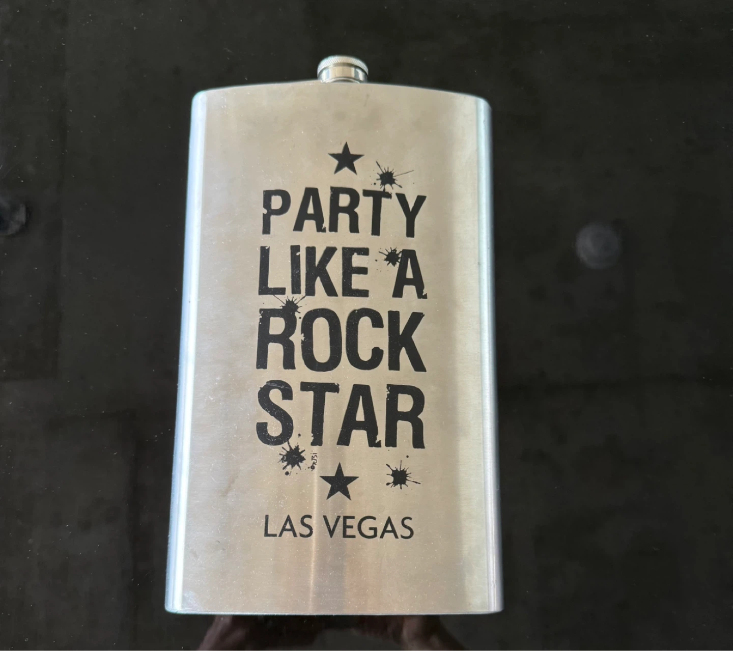Party Like a Rock Star Flask - Las Vegas