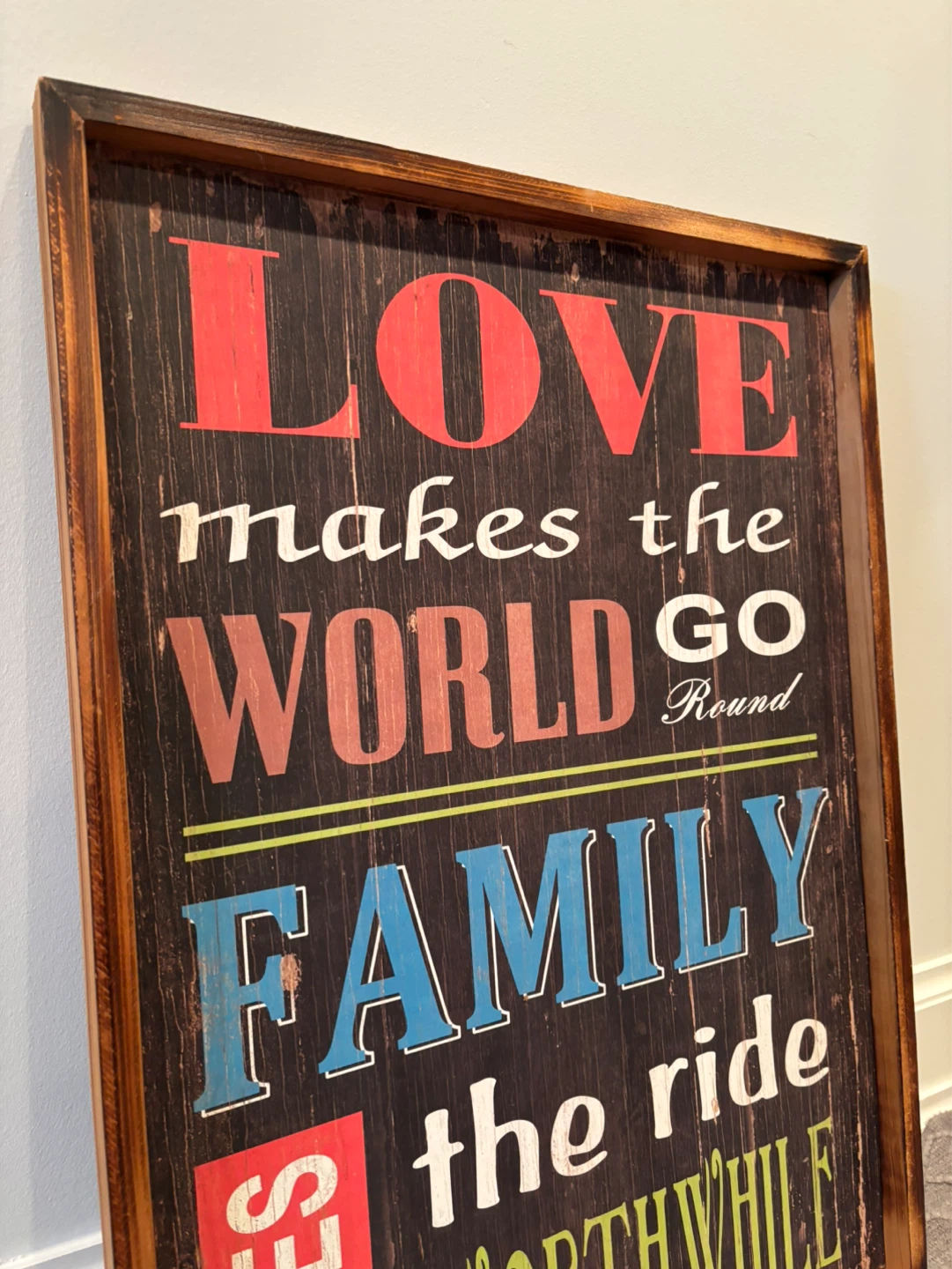 Wooden Framed Wall Art - photo 3