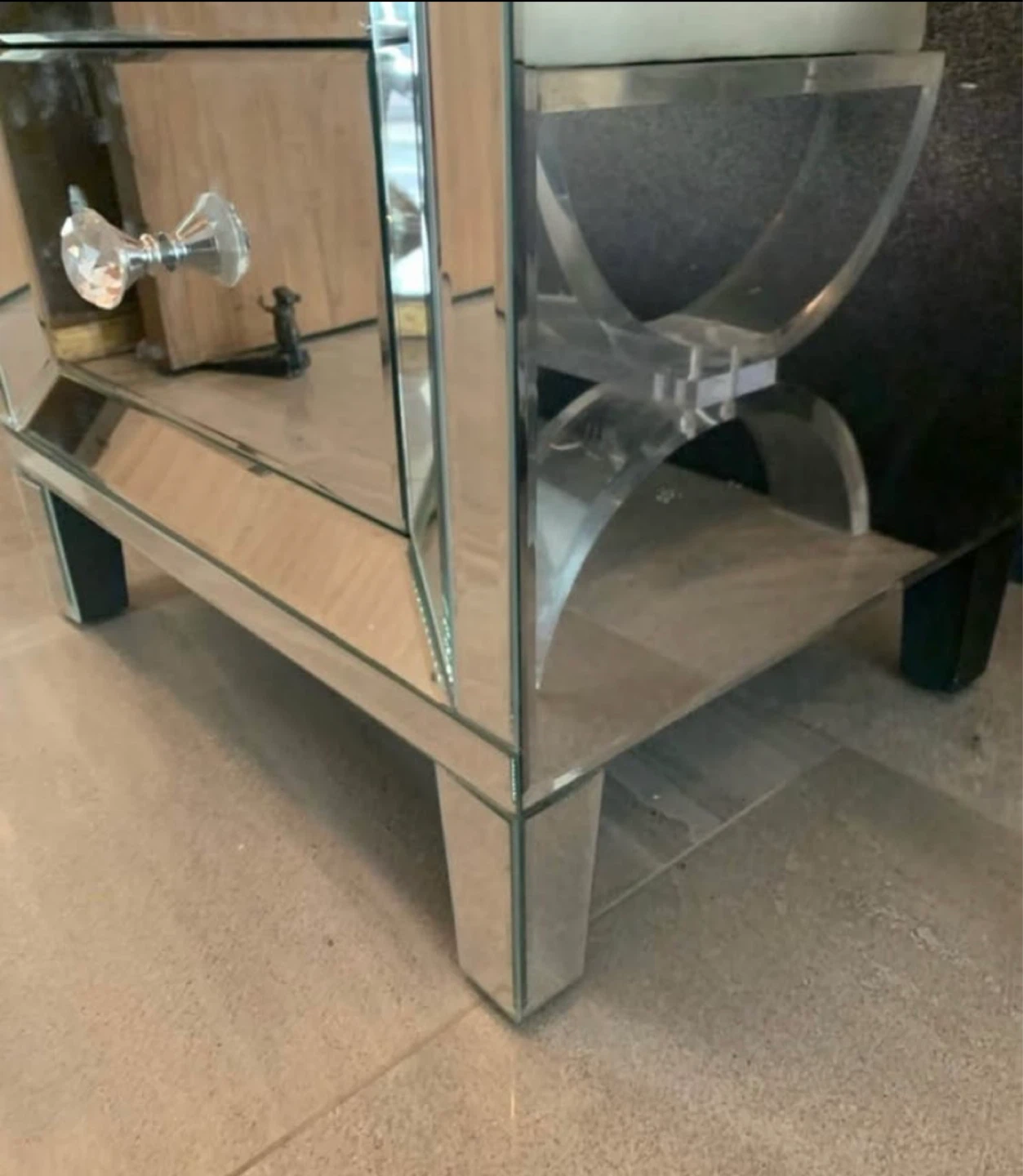 MIRRORED CABINET 3 drawers dresser - photo 5