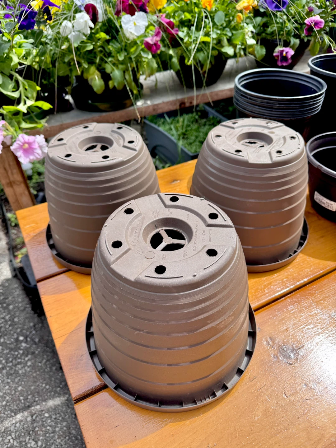 $2 Each Large Nursery Pot - 9.5”× 8” Brown - photo 5