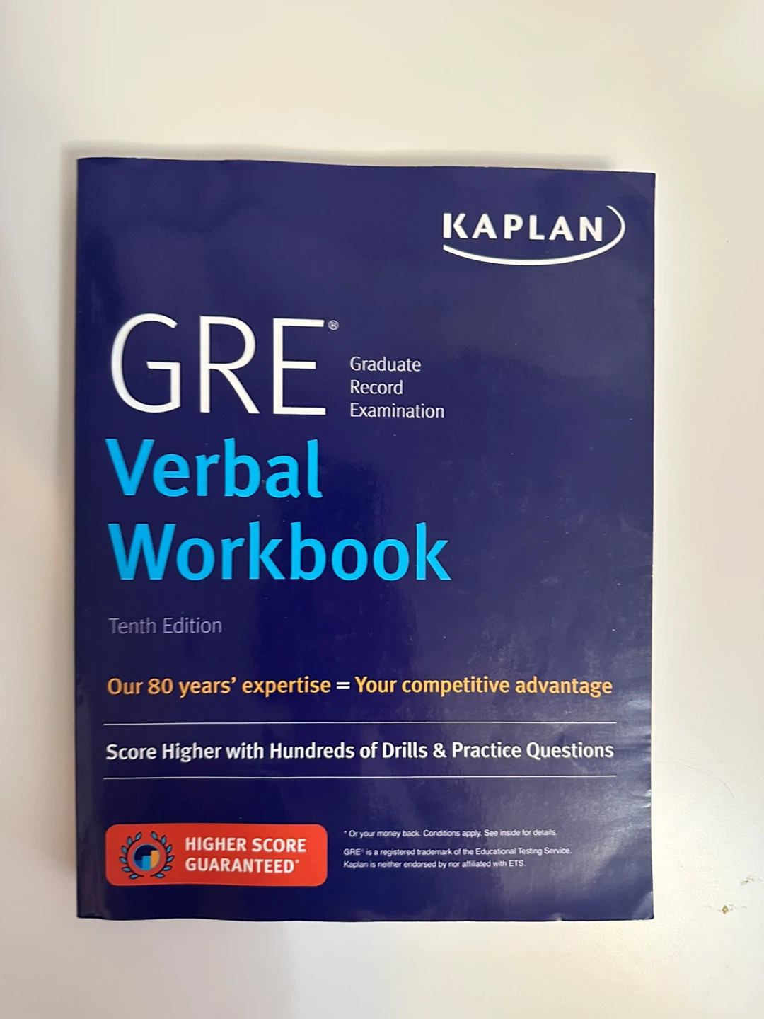 Unused GRE Practice Workbooks - Kaplan - photo 2
