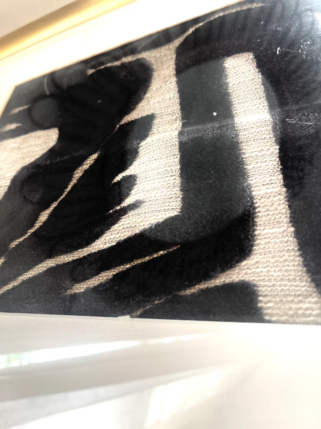 Framed Abstract Textile Art - photo 2