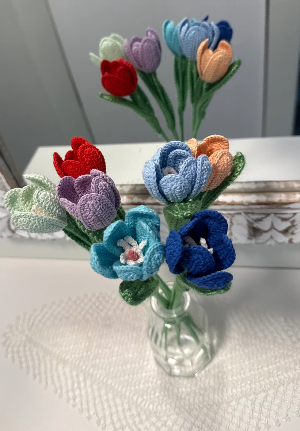 Handmade Crocheted Tulips - photo 2