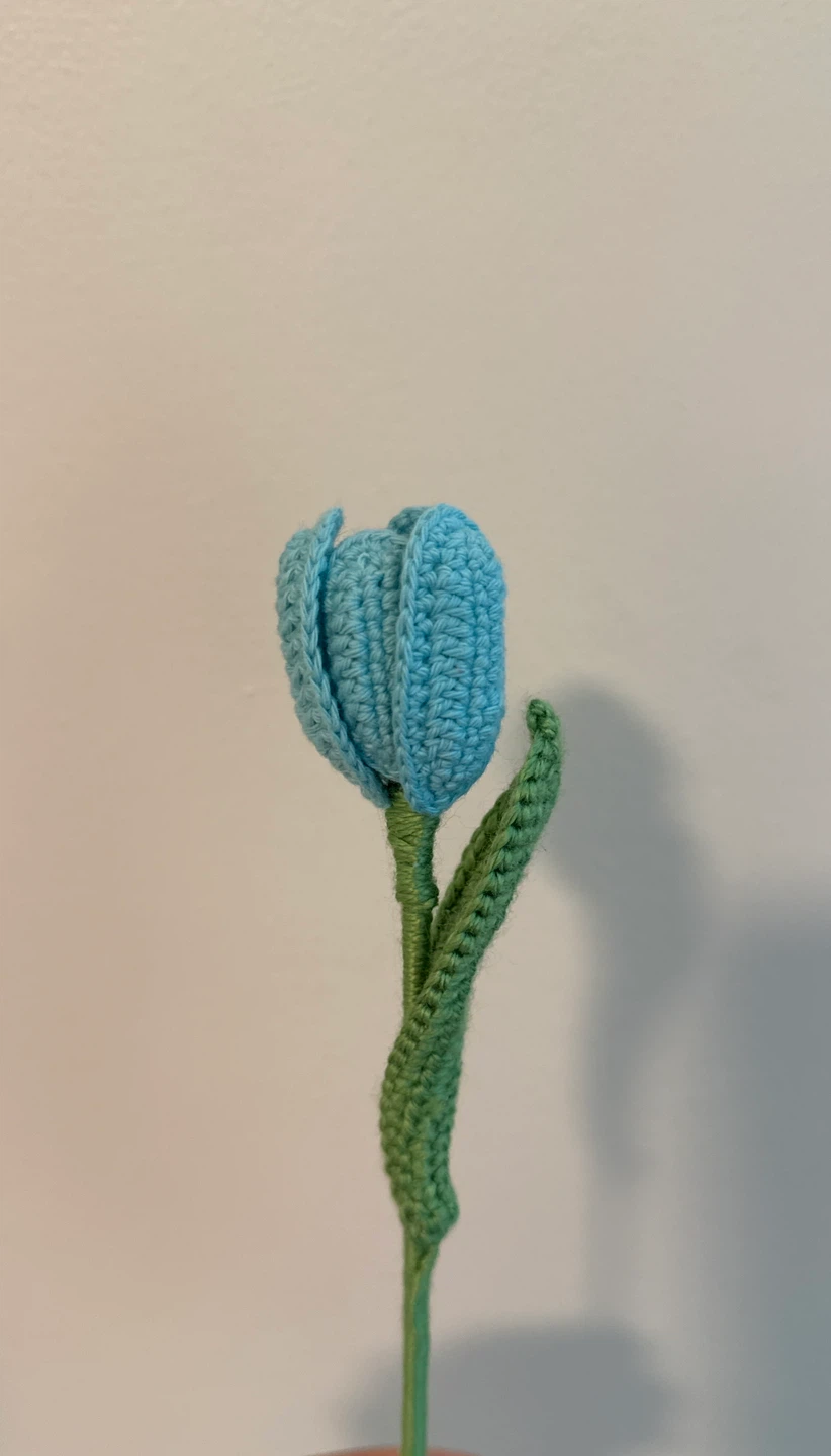 Handmade Crocheted Tulips - photo 3