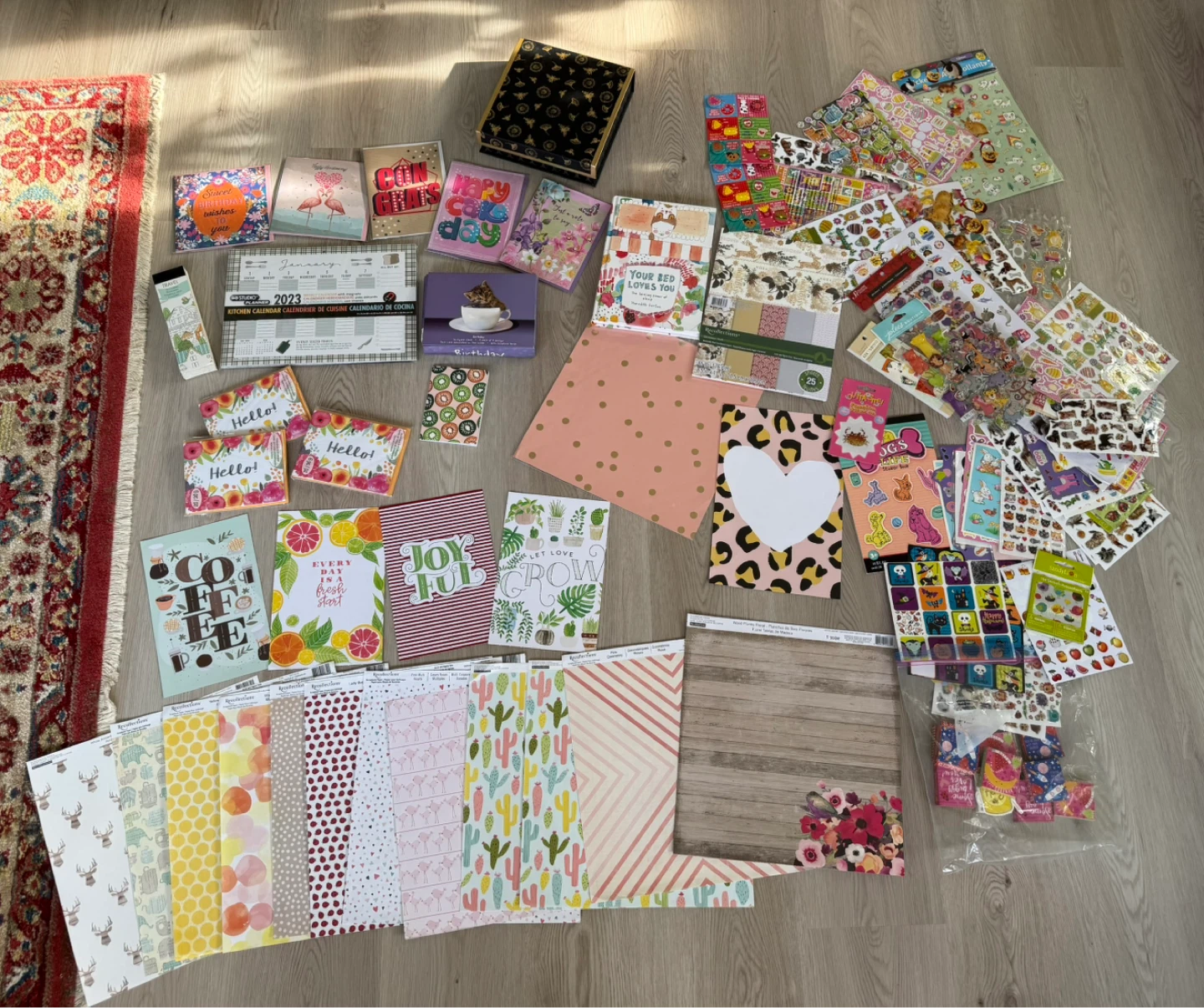 Big bundle of scrapbooking/stationary supplies