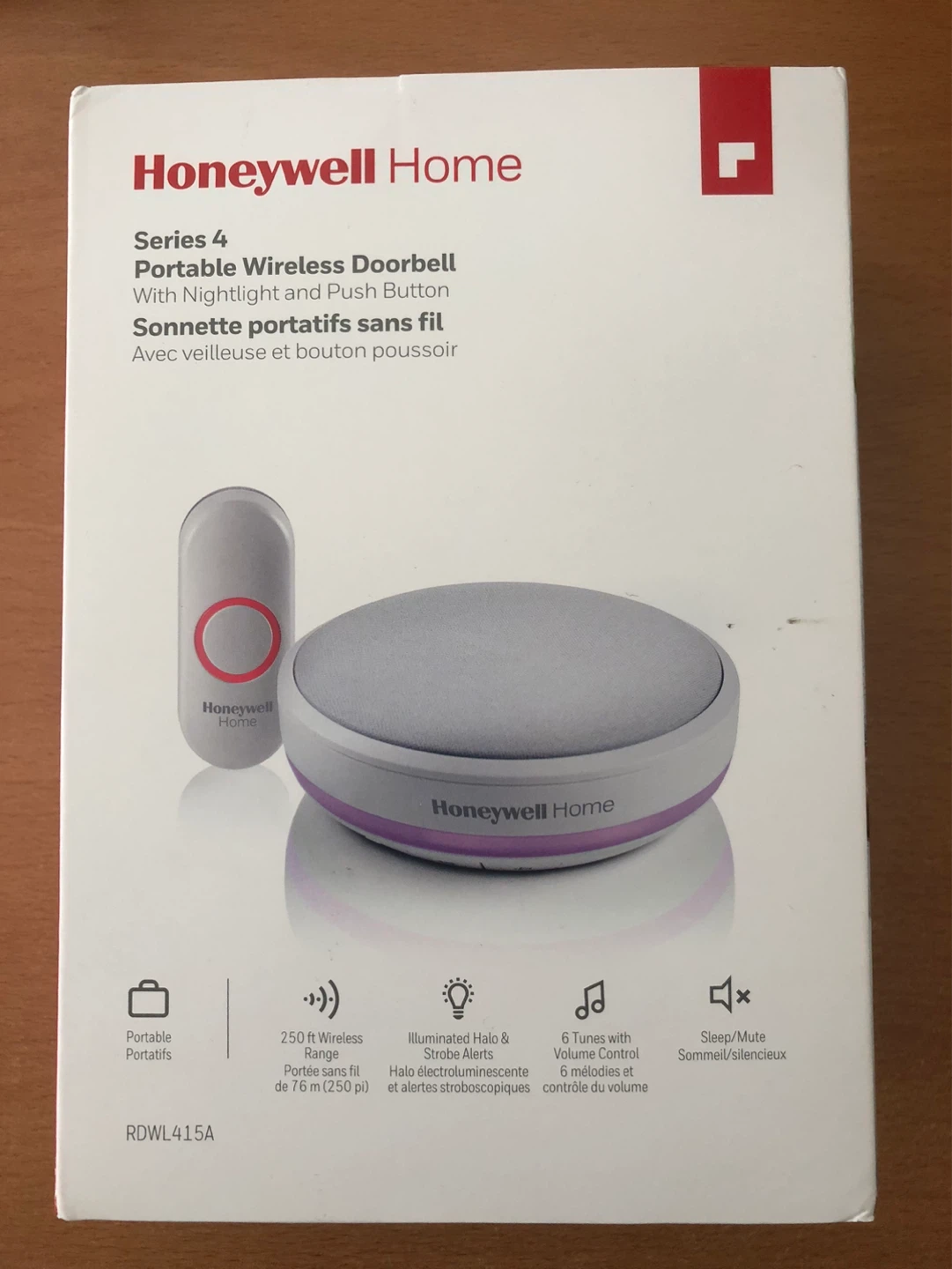 Honeywell Home Series 4 Portable Wireless Doorbell