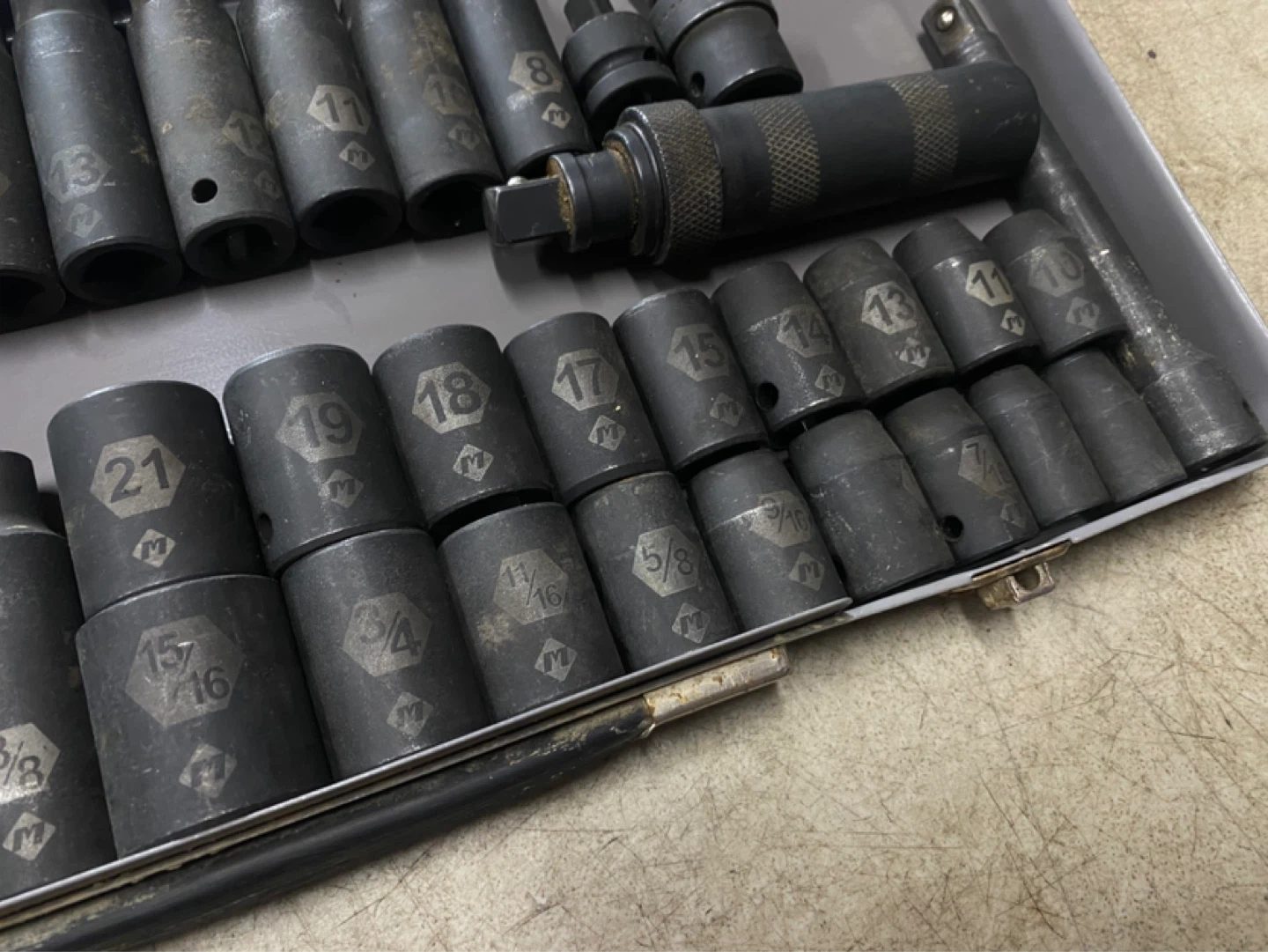Impact socket set metric/standard - photo 3