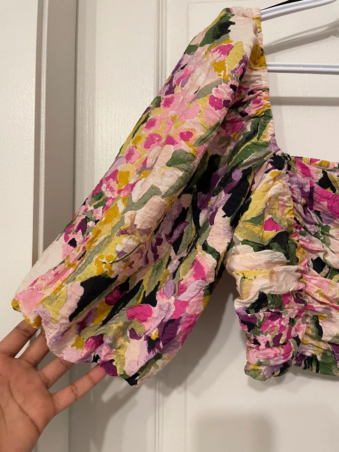 H&M Floral Crop Top - photo 2