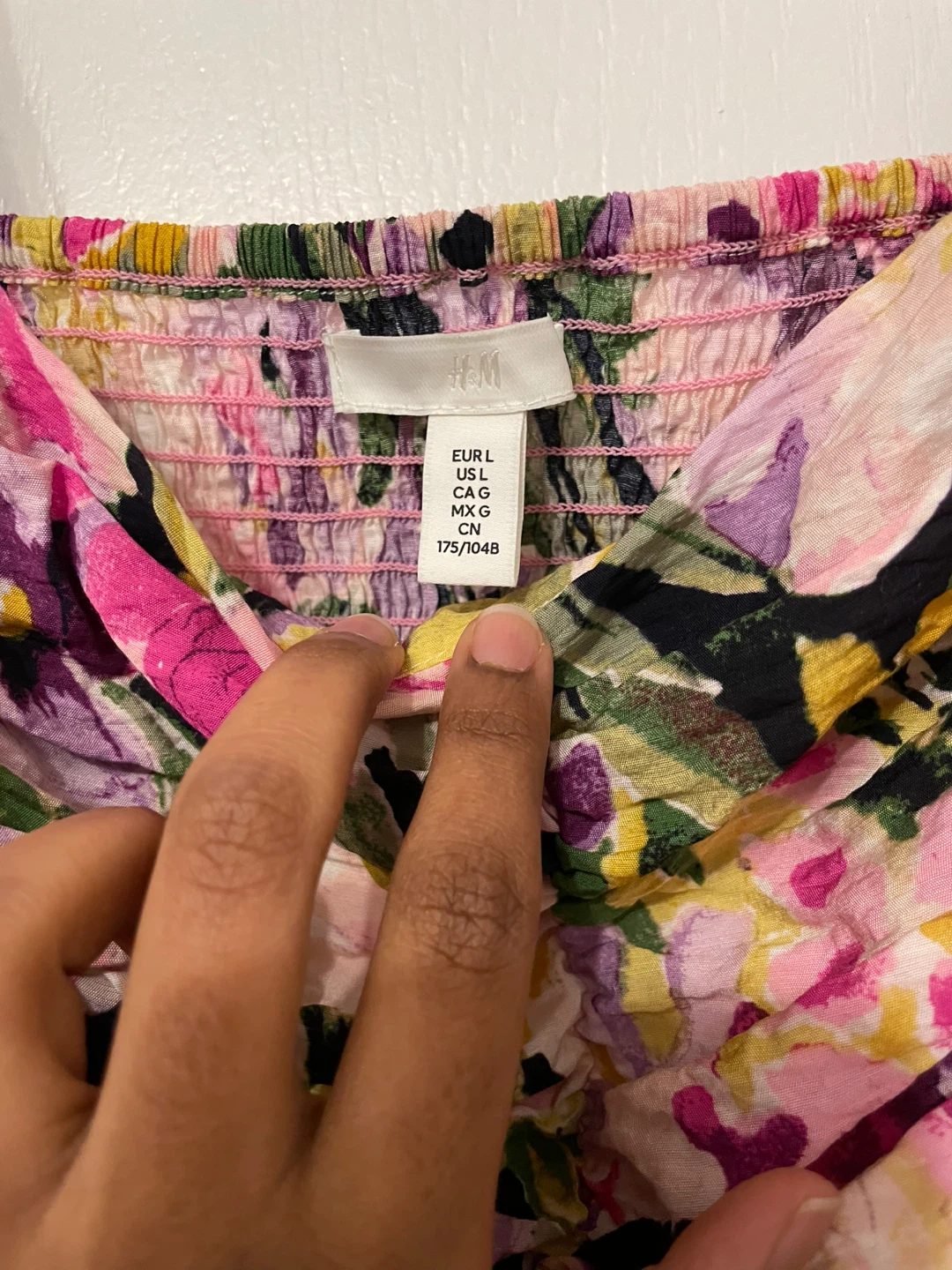 H&M Floral Crop Top - photo 3