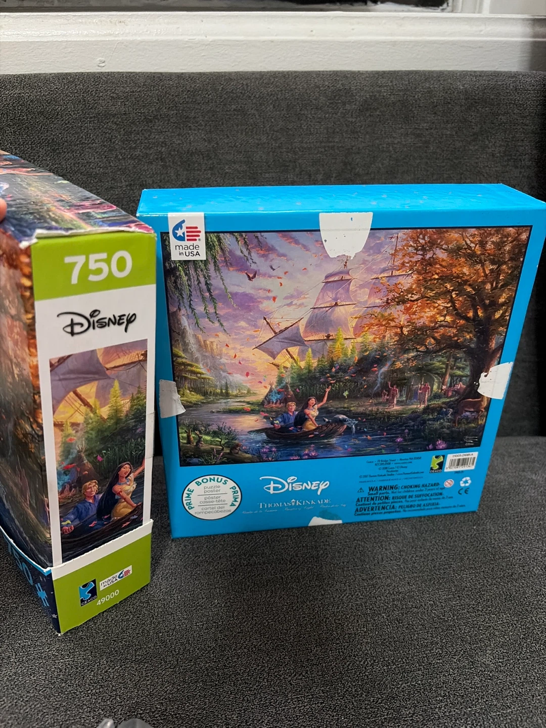 Thomas Kinkade Disney Pocahontas 750 Piece Jigsaw Puzzle - photo 3