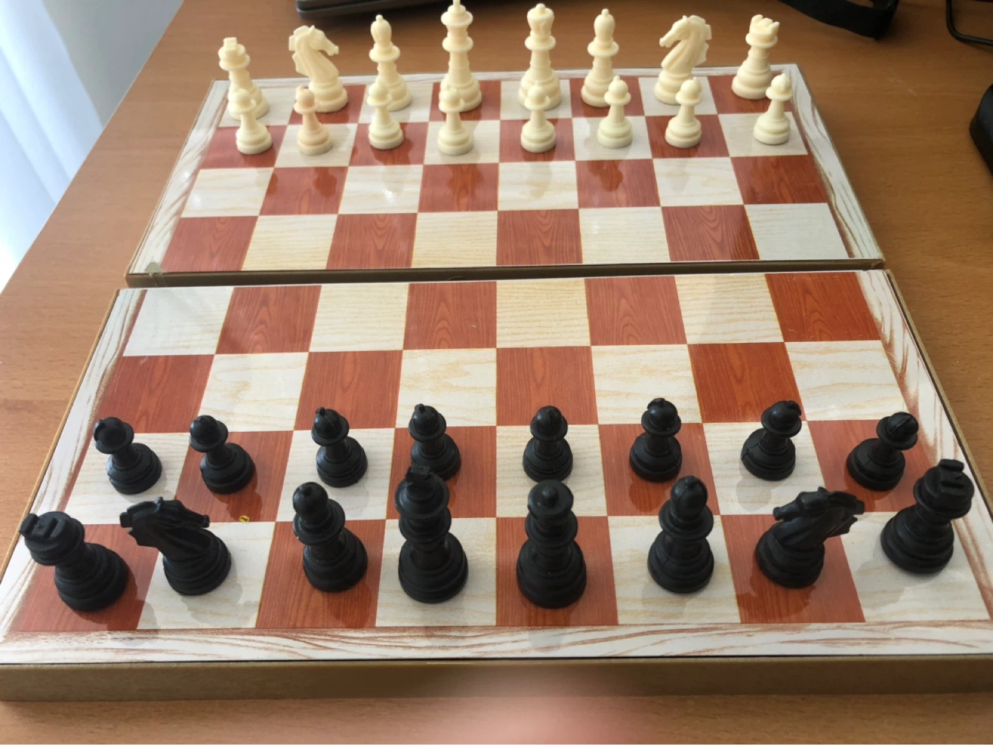 Deluxe Magnetic Chess, Backgammon, and Checker Game Set