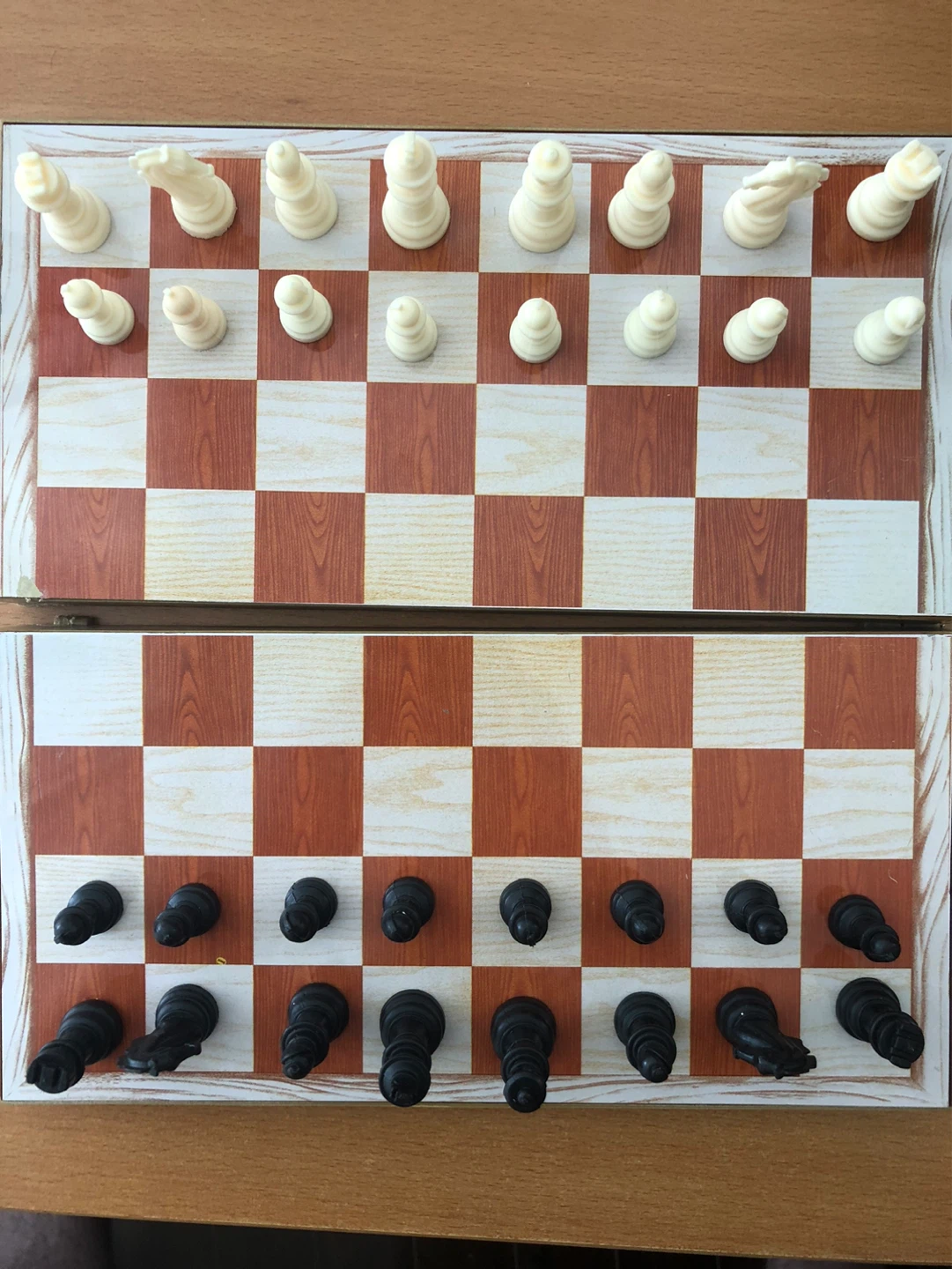Deluxe Magnetic Chess, Backgammon, and Checker Game Set - photo 2