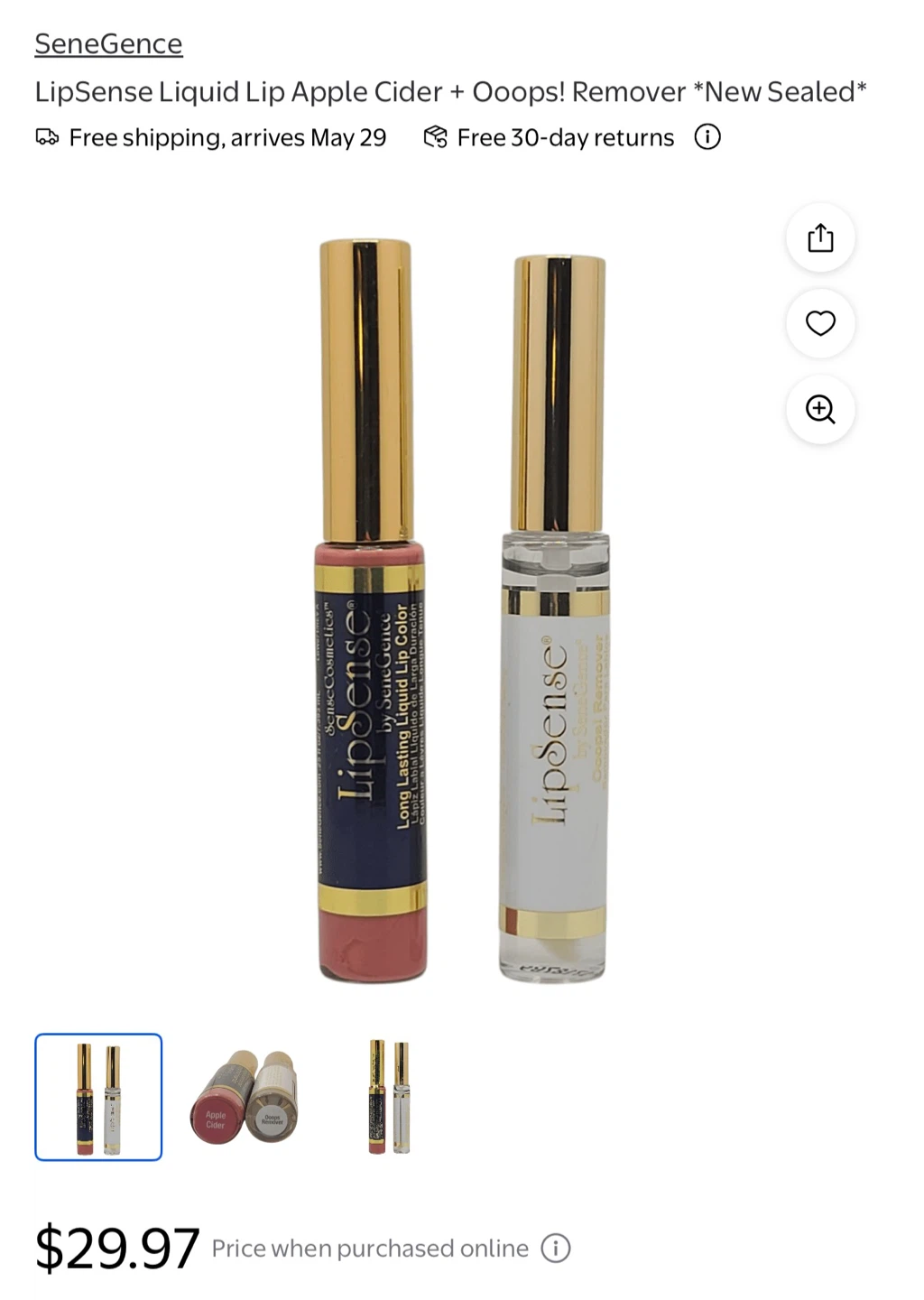 LipSense Lip Kit  (Lip Color, Gloss & Remover) lip combo - photo 2