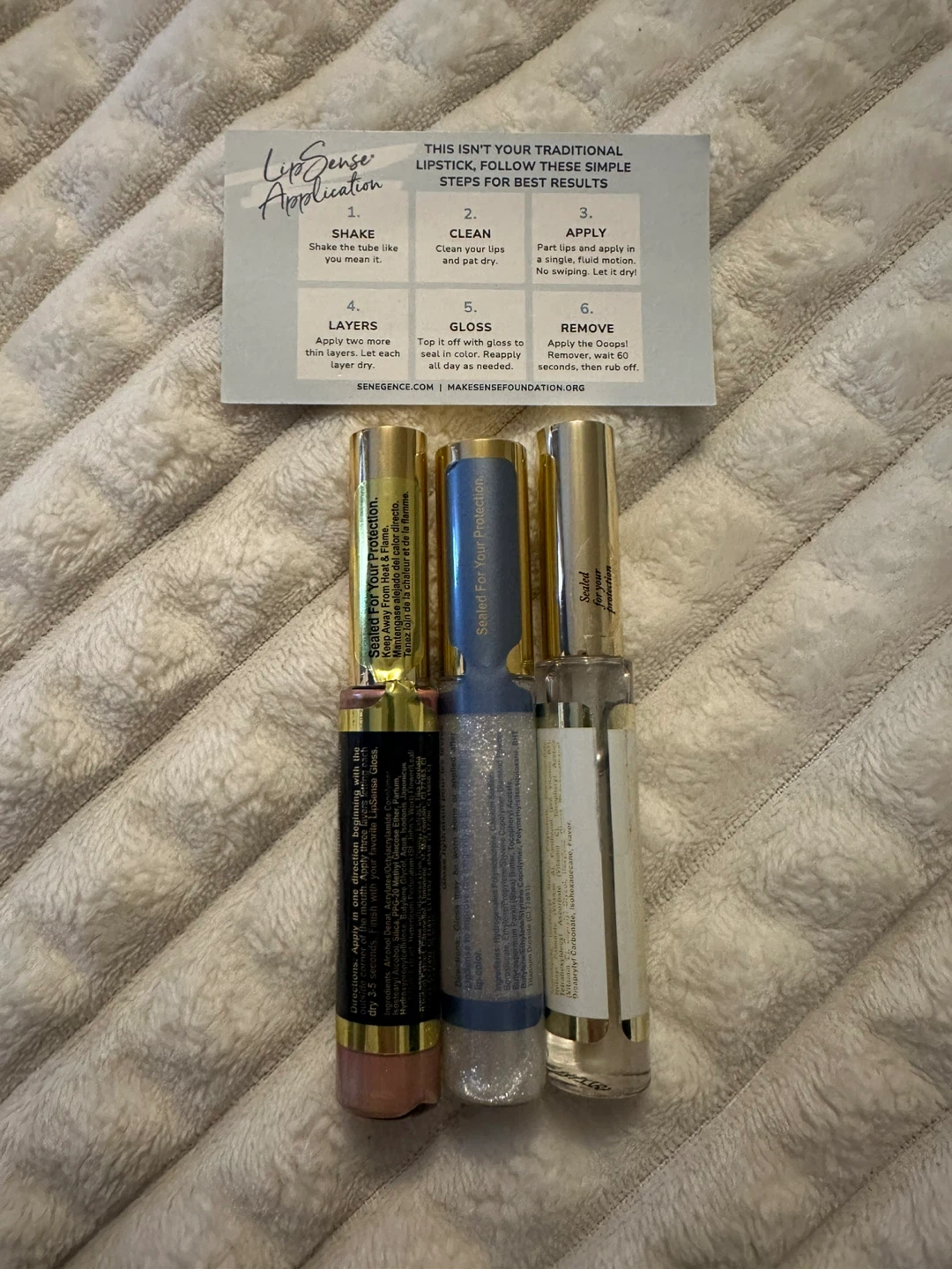 LipSense Lip Kit  (Lip Color, Gloss & Remover) lip combo - photo 4