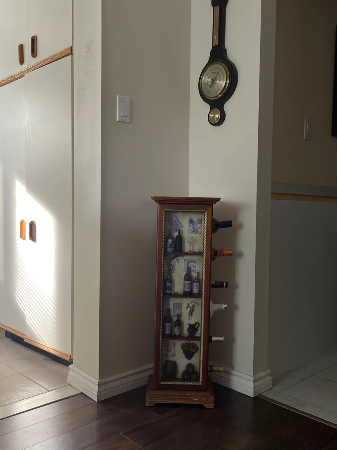 DIY Project Piece! Vintage Wood Wine Rack & Display Cabinet