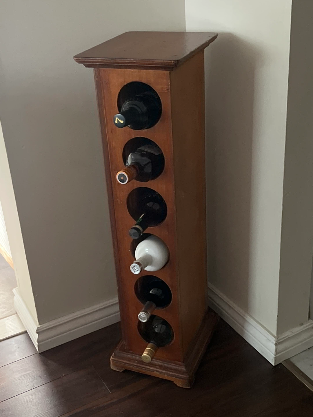 DIY Project Piece! Vintage Wood Wine Rack & Display Cabinet - photo 4