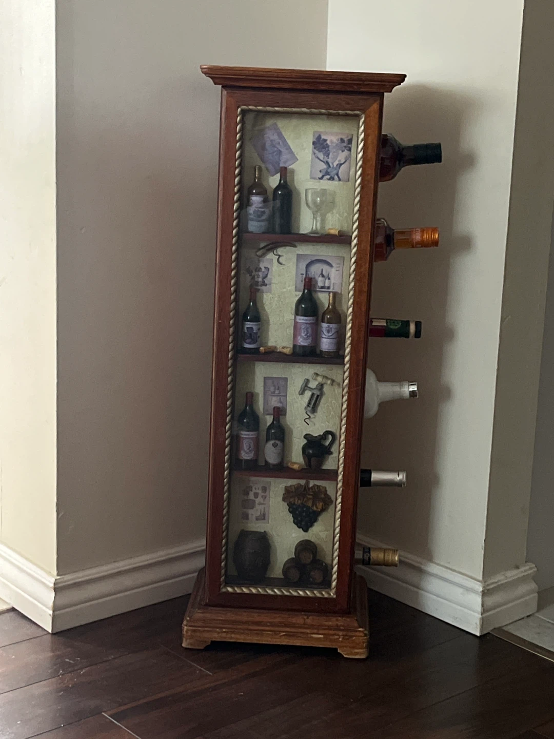 DIY Project Piece! Vintage Wood Wine Rack & Display Cabinet - photo 2