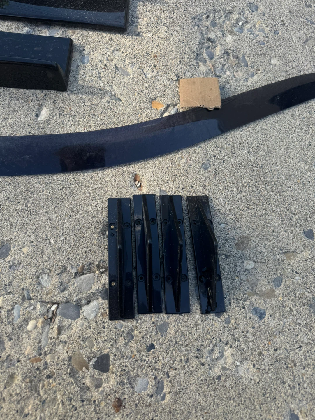 Black Car Body Kit - Spoilers and Mud Flaps - photo 2