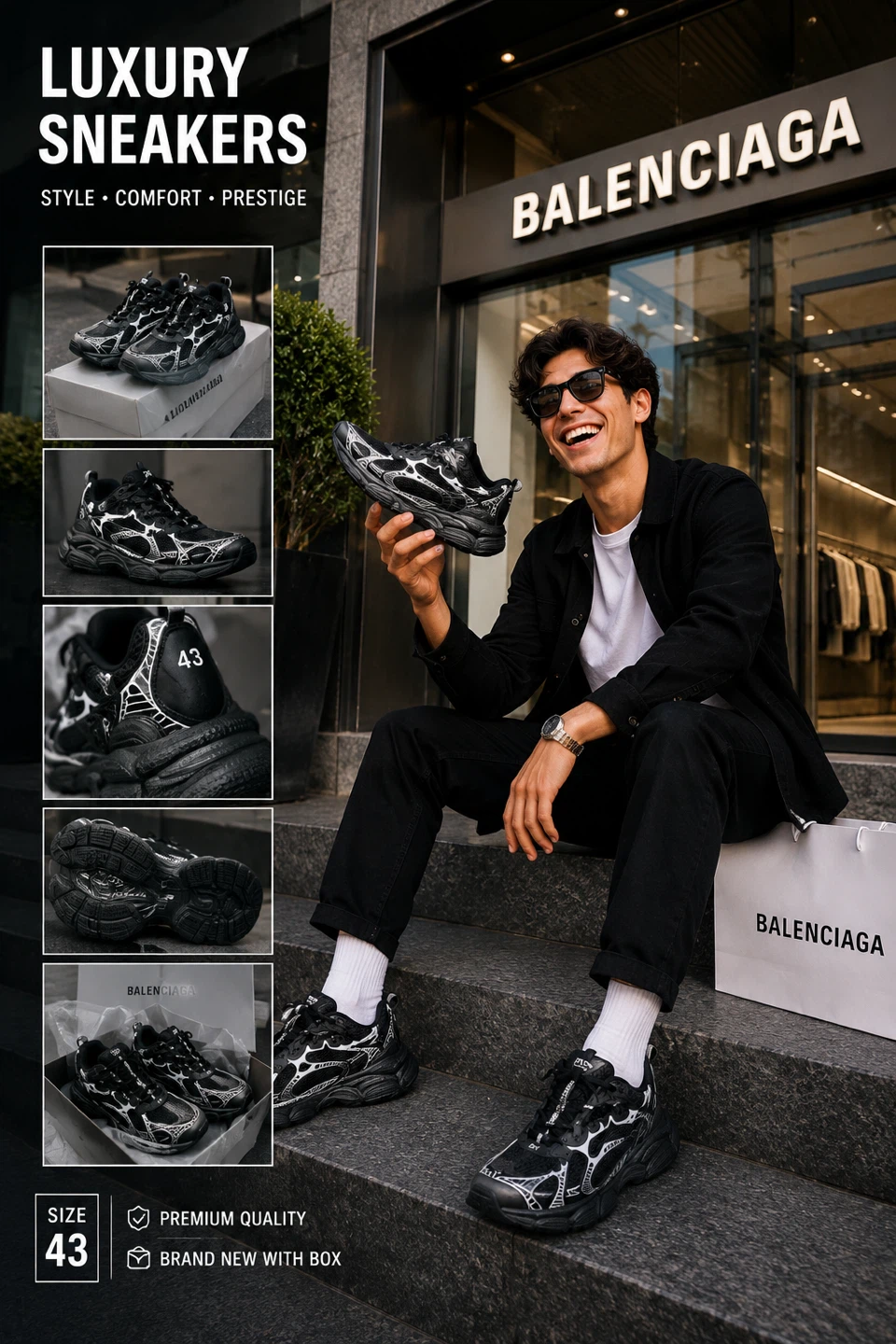 Balenciaga Men's Speed 3.0 Sneakers