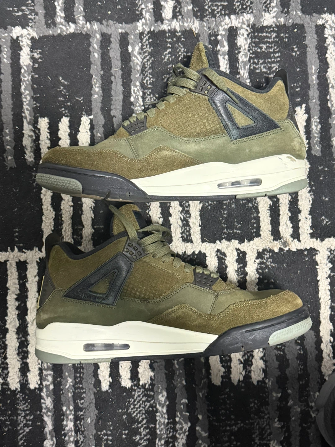Size 11 - Jordan 4 SE Retro Low Craft - Olive - photo 3